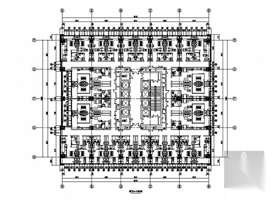 [河北]超高层框架结构幕墙商业综合体建筑施工图cad施工图下载【ID:167918117】