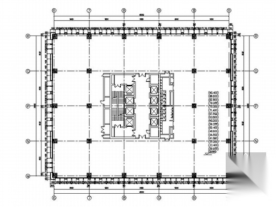 [河北]超高层框架结构幕墙商业综合体建筑施工图cad施工图下载【ID:167918117】