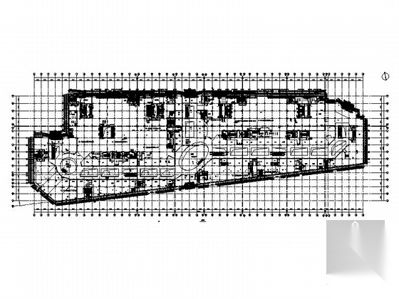 [河北]超高层框架结构幕墙商业综合体建筑施工图cad施工图下载【ID:167918117】