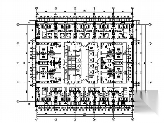 [河北]超高层框架结构幕墙商业综合体建筑施工图cad施工图下载【ID:167918117】