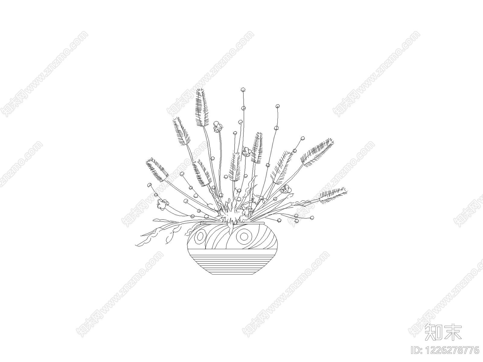 摆件CAD图纸