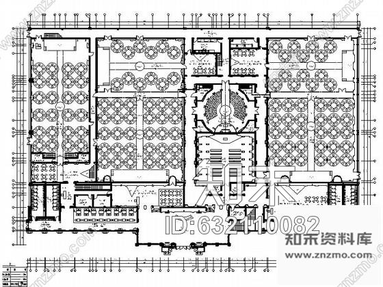 施工图上海幽静高雅简欧风格私人婚礼会所装修施工图含效果cad施工图下载【ID:632110082】