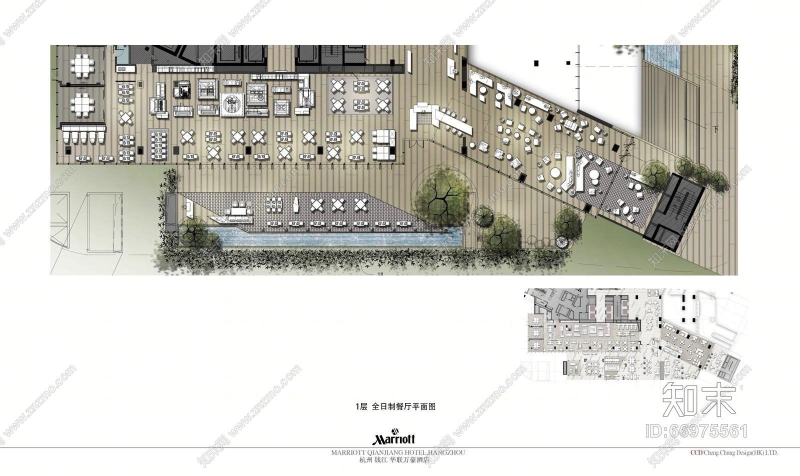 郑中-CCD－杭州钱塘江万豪酒店室内设计方案施工图下载【ID:66975561】