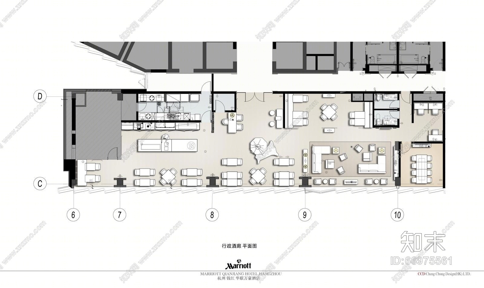郑中-CCD－杭州钱塘江万豪酒店室内设计方案施工图下载【ID:66975561】