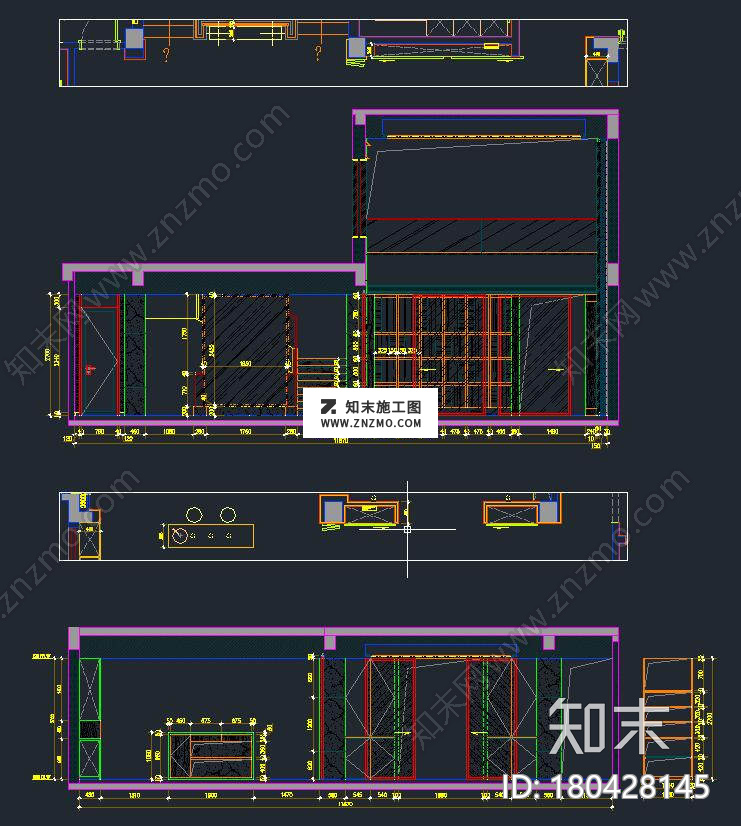 新中式别墅-萧山党山别墅全套CAD施工图，别墅施工图下载施工图下载【ID:180428145】