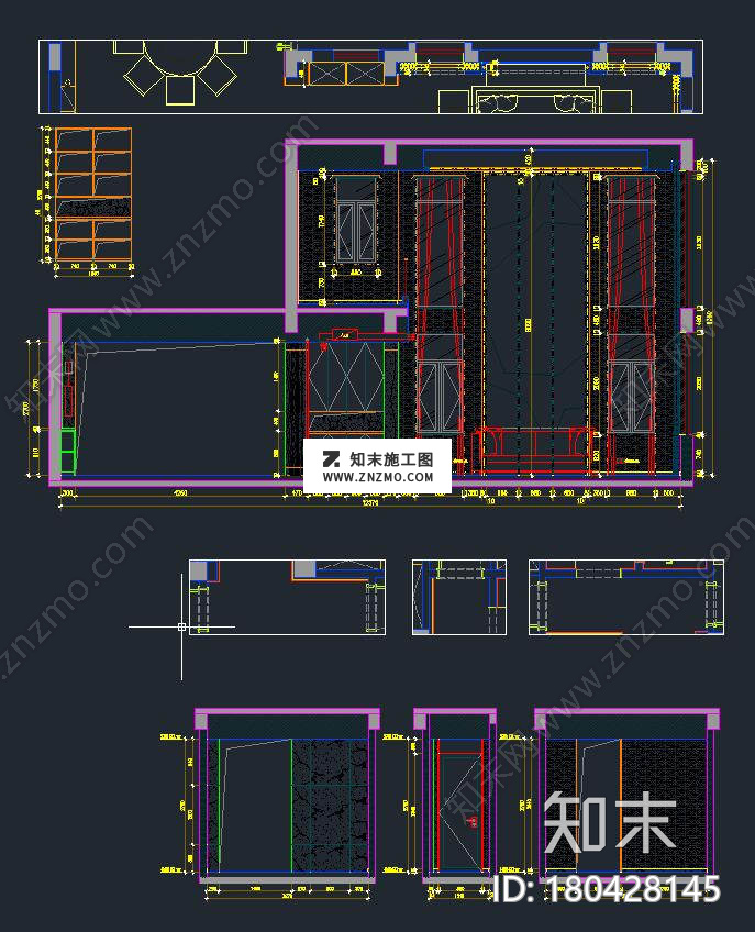 新中式别墅-萧山党山别墅全套CAD施工图，别墅施工图下载施工图下载【ID:180428145】