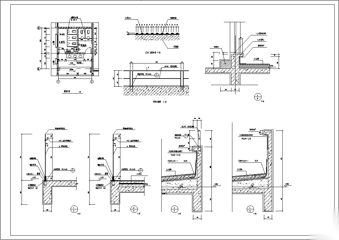 某小区配套二层商业建筑设计方案施工图CAD施工图下载【ID:166204133】