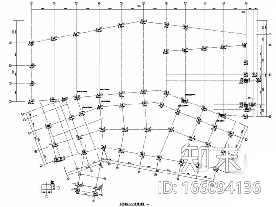 艺术博物馆建筑cad施工图下载【ID:166094136】