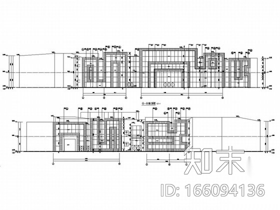 艺术博物馆建筑cad施工图下载【ID:166094136】