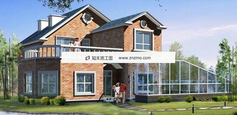 村镇住宅方案设计cad施工图下载【ID:36952469】