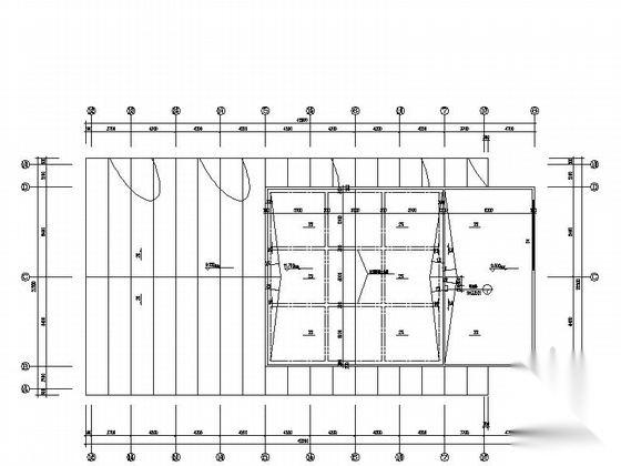 [广东]多层现代风格售楼中心建筑设计施工图（新颖幕墙&...施工图下载【ID:164859177】