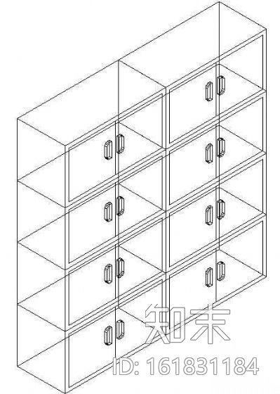 办公家具CAD模型16cad施工图下载【ID:161831184】