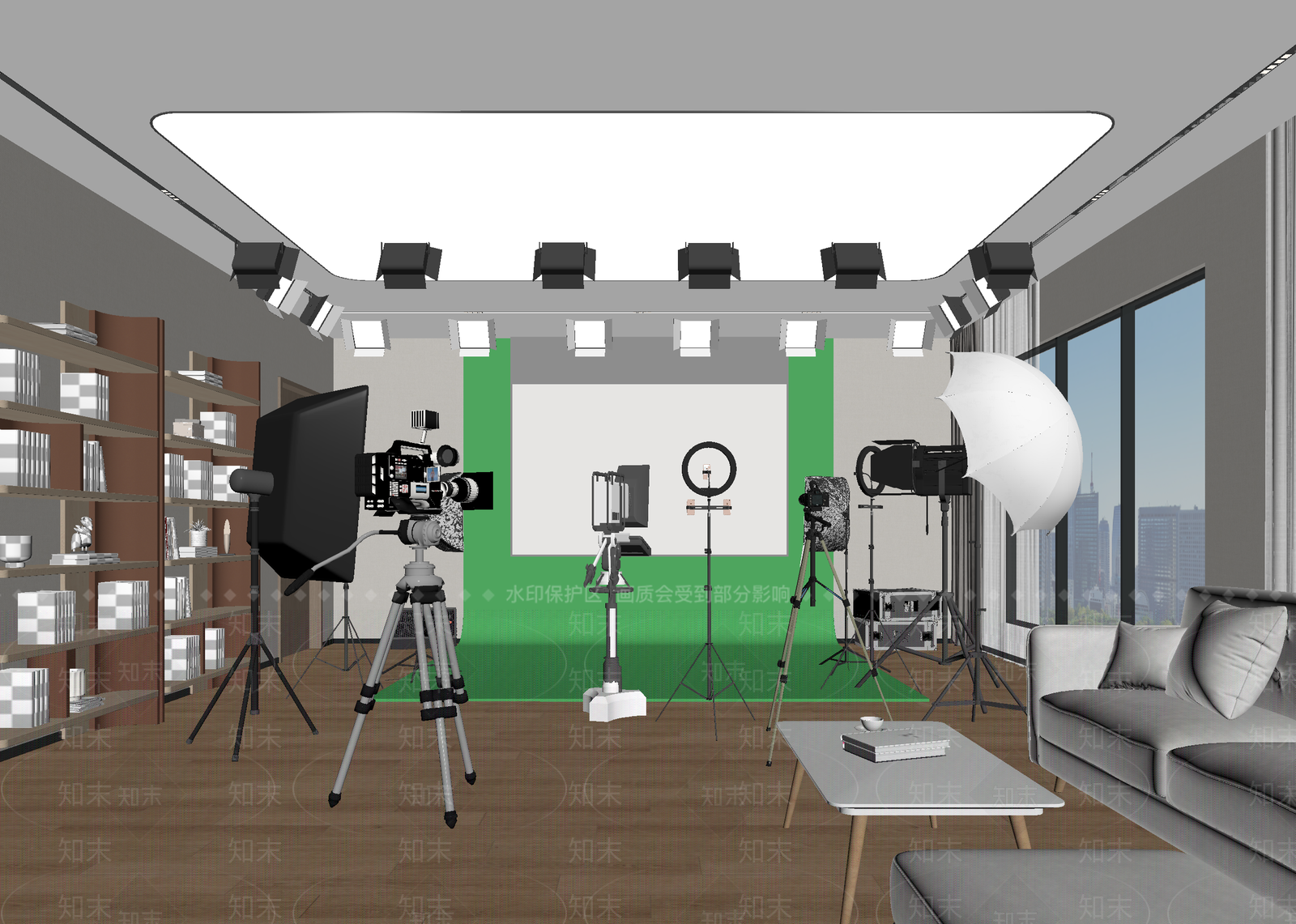 现代其他展厅3D模型下载【ID:1214823933】