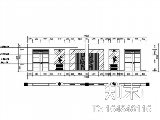 [浙江]三层网球中心室内装修CAD施工图（含效果）cad施工图下载【ID:164848116】