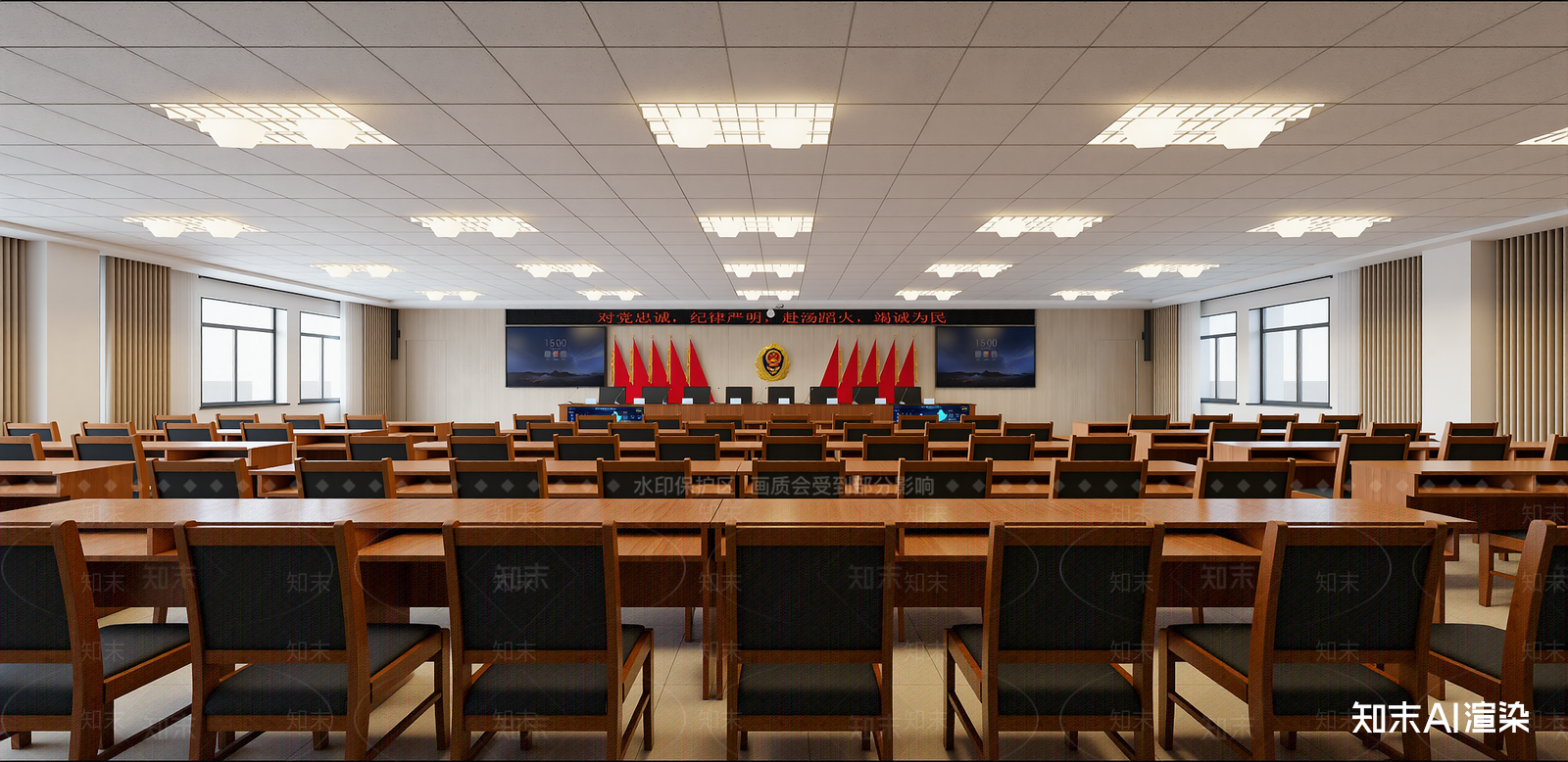 现代报告厅SU模型下载【ID:1216037627】