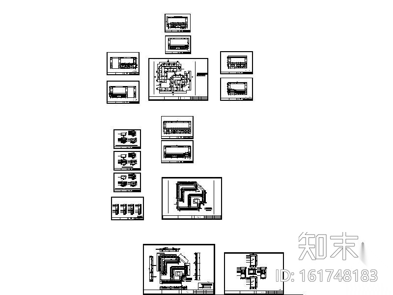 时尚首饰专卖装修施工图（含效果图及实景）cad施工图下载【ID:161748183】