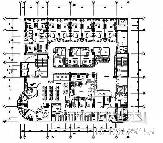 某桑拿装修方案cad施工图下载【ID:166529155】