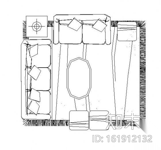 设计常用平面图块集施工图下载【ID:161912132】