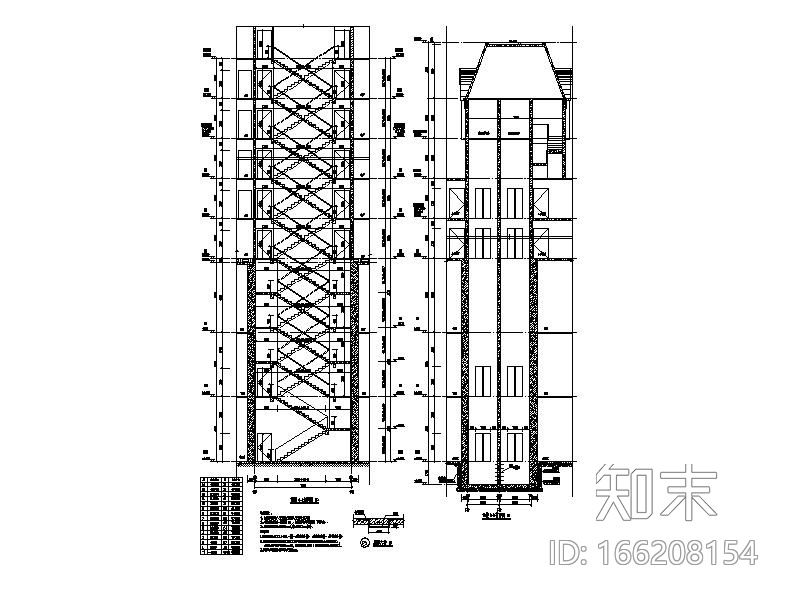 [安徽]文化中心地下乙类人防工程建筑施工图（含水暖电）cad施工图下载【ID:166208154】