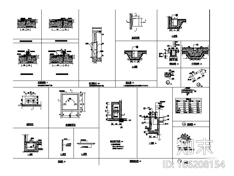 [安徽]文化中心地下乙类人防工程建筑施工图（含水暖电）cad施工图下载【ID:166208154】