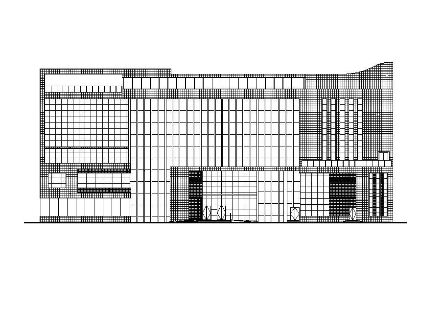 [宁夏]五层框架结构研究中心建筑施工图（含效果图）cad施工图下载【ID:149956104】