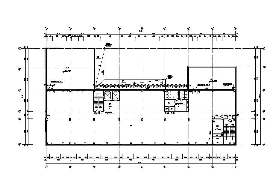 [宁夏]五层框架结构研究中心建筑施工图（含效果图）cad施工图下载【ID:149956104】