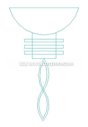 壁灯cad施工图下载【ID:176021135】