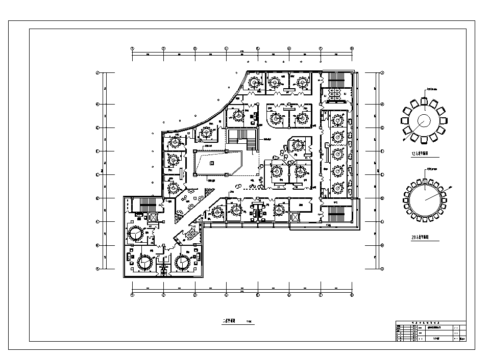 某酒楼室内设计整套施工图（含施工图JPG）cad施工图下载【ID:161771182】