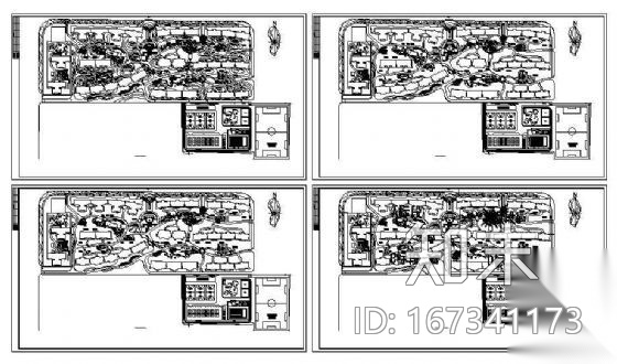 某市小区规划图cad施工图下载【ID:167341173】