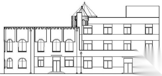 幼儿园建筑施工图cad施工图下载【ID:151577167】