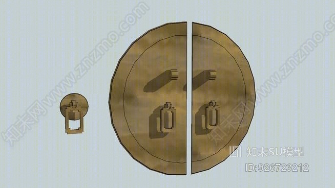 黄铜五金SU模型下载【ID:926723212】