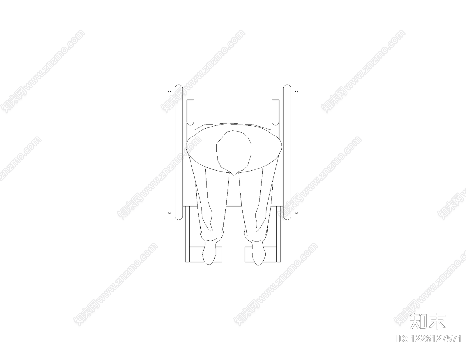人物cad施工图下载【ID:1226127571】