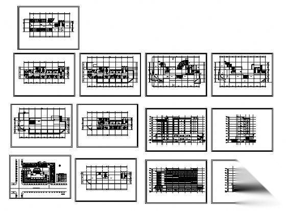 某七层综合性写字楼建筑方案图cad施工图下载【ID:167232131】