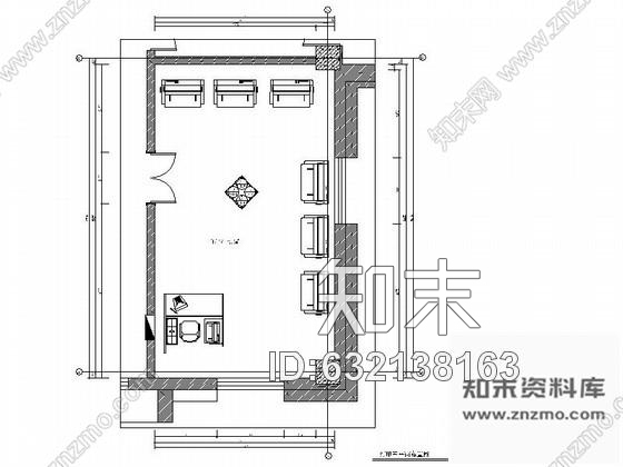 施工图沈阳某大学打印室施工图施工图下载【ID:632138163】