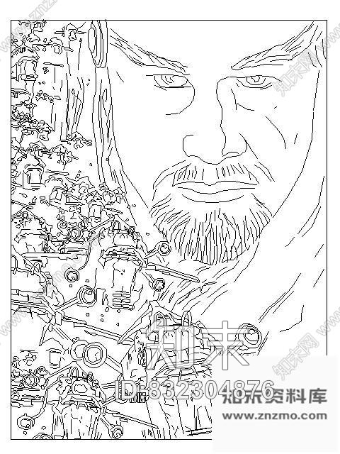 图块/节点多种风格装饰画集施工图下载【ID:832304876】