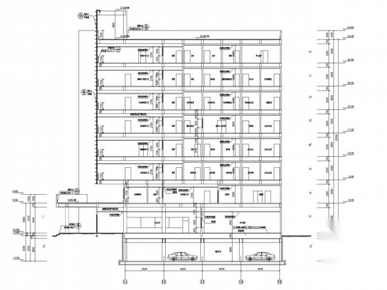 [河南]某市人民医院门诊医技楼工程建筑施工图cad施工图下载【ID:166316148】