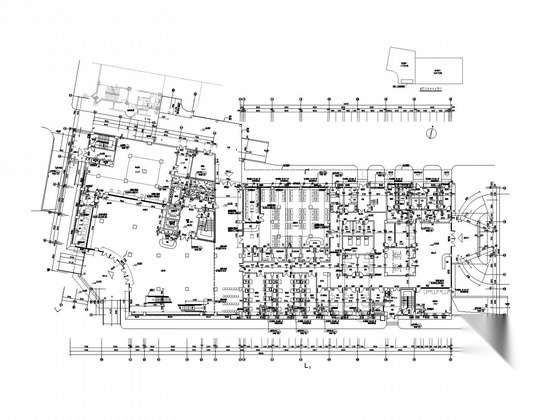 [河南]某市人民医院门诊医技楼工程建筑施工图cad施工图下载【ID:166316148】