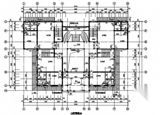 常熟市莫城镇某三层别墅建筑施工图cad施工图下载【ID:151392122】