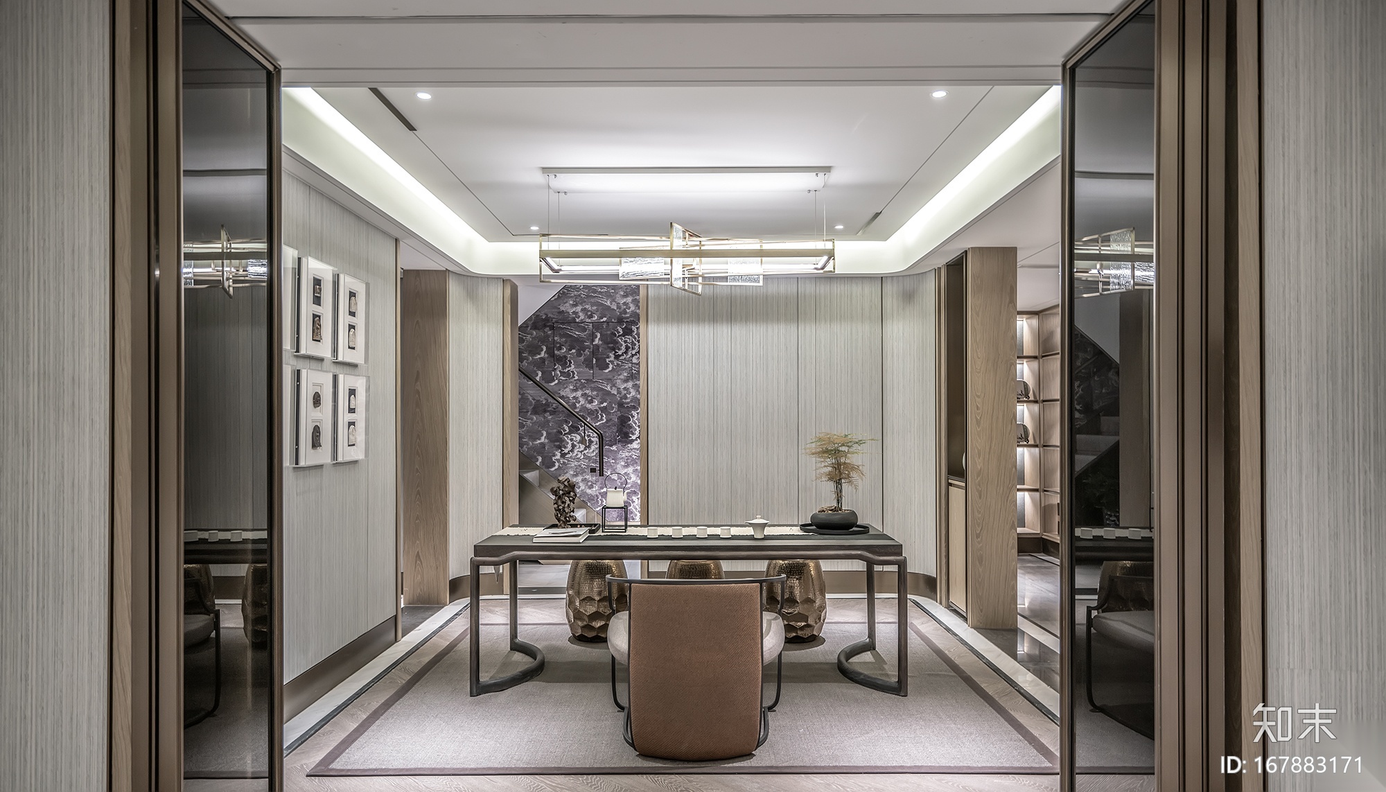 济南新城玺樾新中式别墅高清官方摄影丨69P施工图下载【ID:167883171】