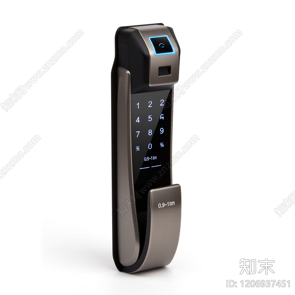 智能门锁数字面板3D模型下载【ID:1206937451】