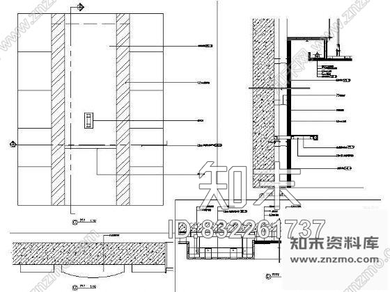 图块/节点大堂吧电话台详图施工图下载【ID:832261737】