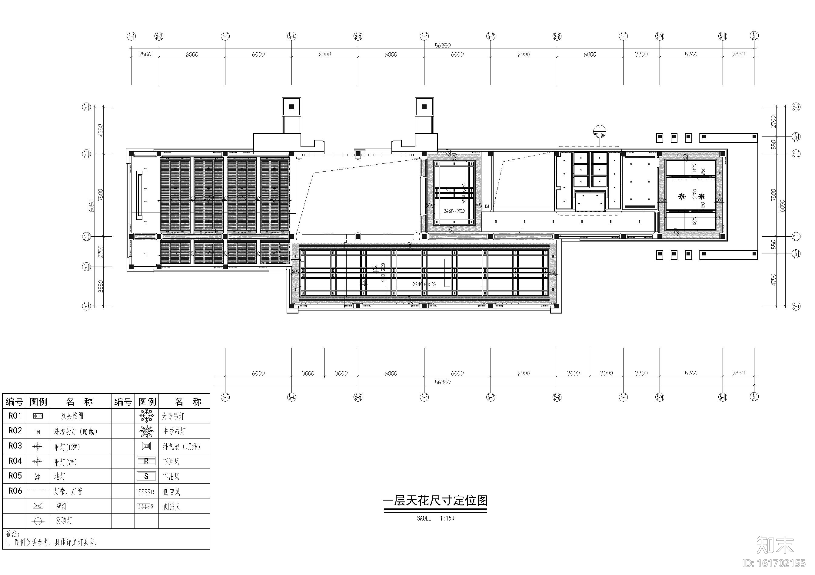 [山东]青岛中洲半岛城邦售楼处施工图+实景cad施工图下载【ID:161702155】