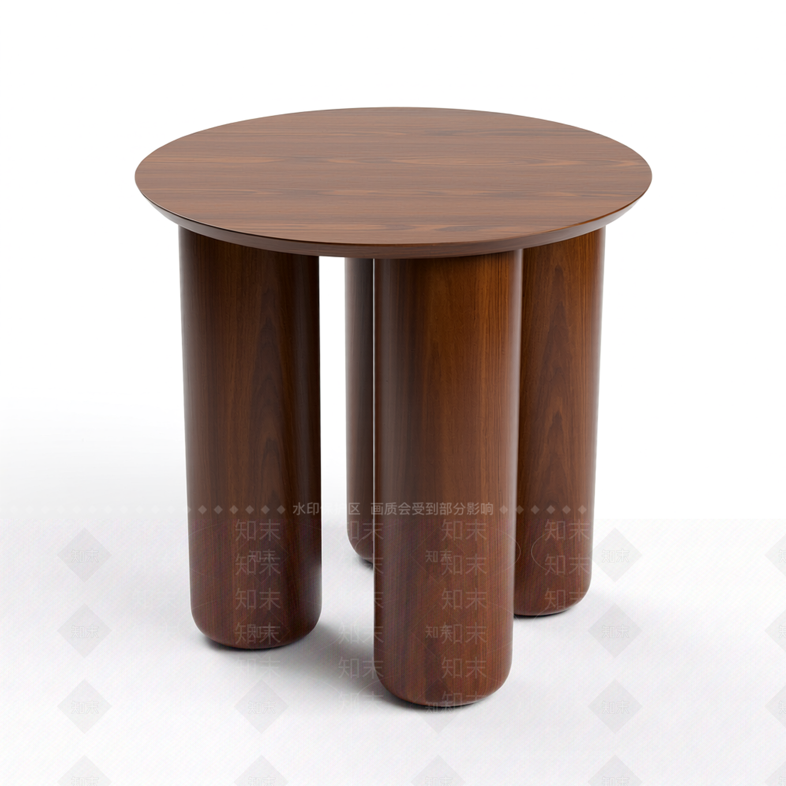 三腿圆形小桌3D模型下载【ID:1206199506】