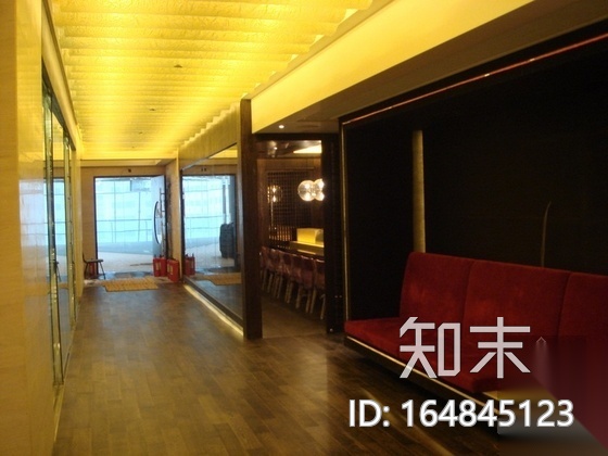 [北京]商务中心区商场日餐厅设计装修图（含实景）cad施工图下载【ID:164845123】