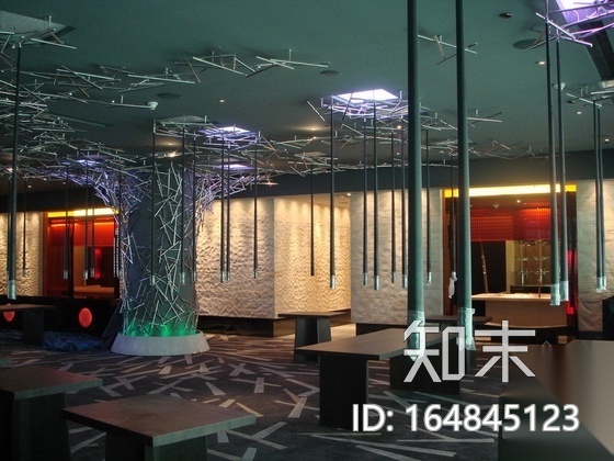 [北京]商务中心区商场日餐厅设计装修图（含实景）cad施工图下载【ID:164845123】