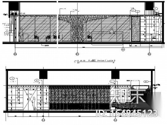 [北京]商务中心区商场日餐厅设计装修图（含实景）cad施工图下载【ID:164845123】
