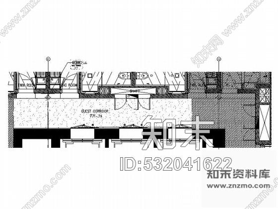 施工图江苏无锡某豪华酒店客房走廊深化施工图施工图下载【ID:532041622】