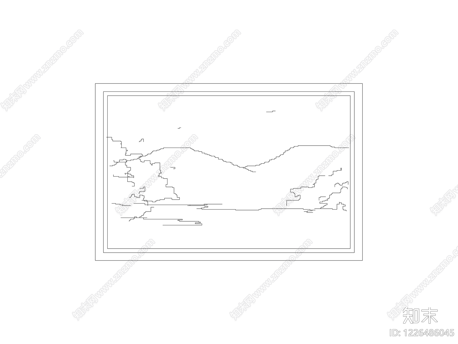 中国地图CAD图纸
