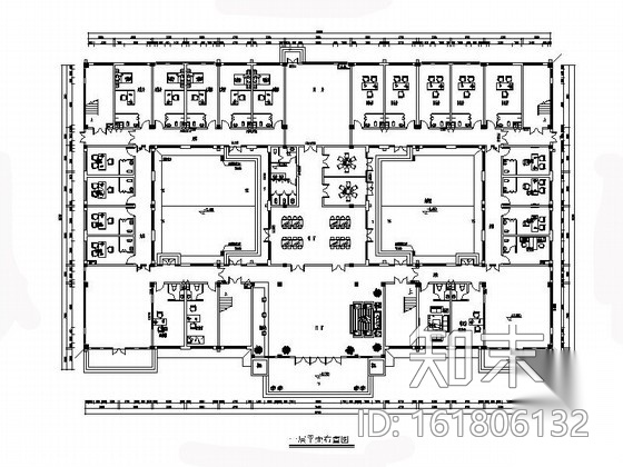 [河南]市级教育基地现代办公楼室内装修施工图（含电气图...施工图下载【ID:161806132】