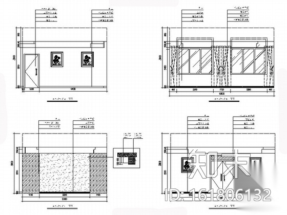 [河南]市级教育基地现代办公楼室内装修施工图（含电气图...cad施工图下载【ID:161806132】